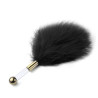 SM Fantasy Plumeau Golden Clear 15cm Noir